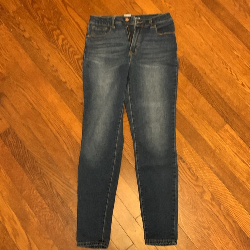 No Boundaries Dark Wash Skinny Ankle Jeans junior Size 7 women size 8